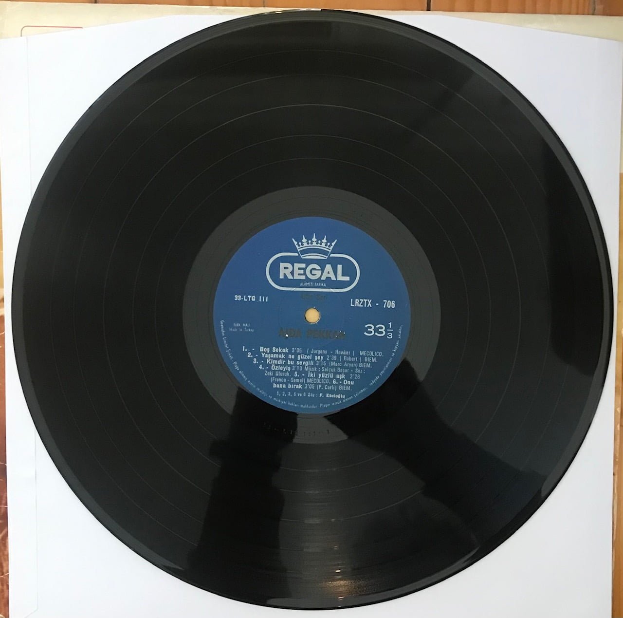 Ajda Pekkan - Fecri Ebcioğlu Sunar / 1969 Dönem Baskı Plak Lp #ajdapekkan