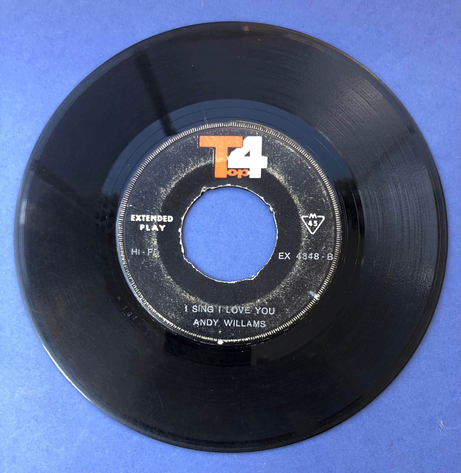 Andy Williams – Love Story, I Sing I Love You, 45lik Plak
