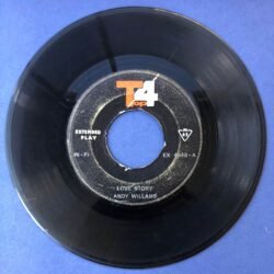 Andy Williams – Love Story, I Sing I Love You, 45lik Plak
