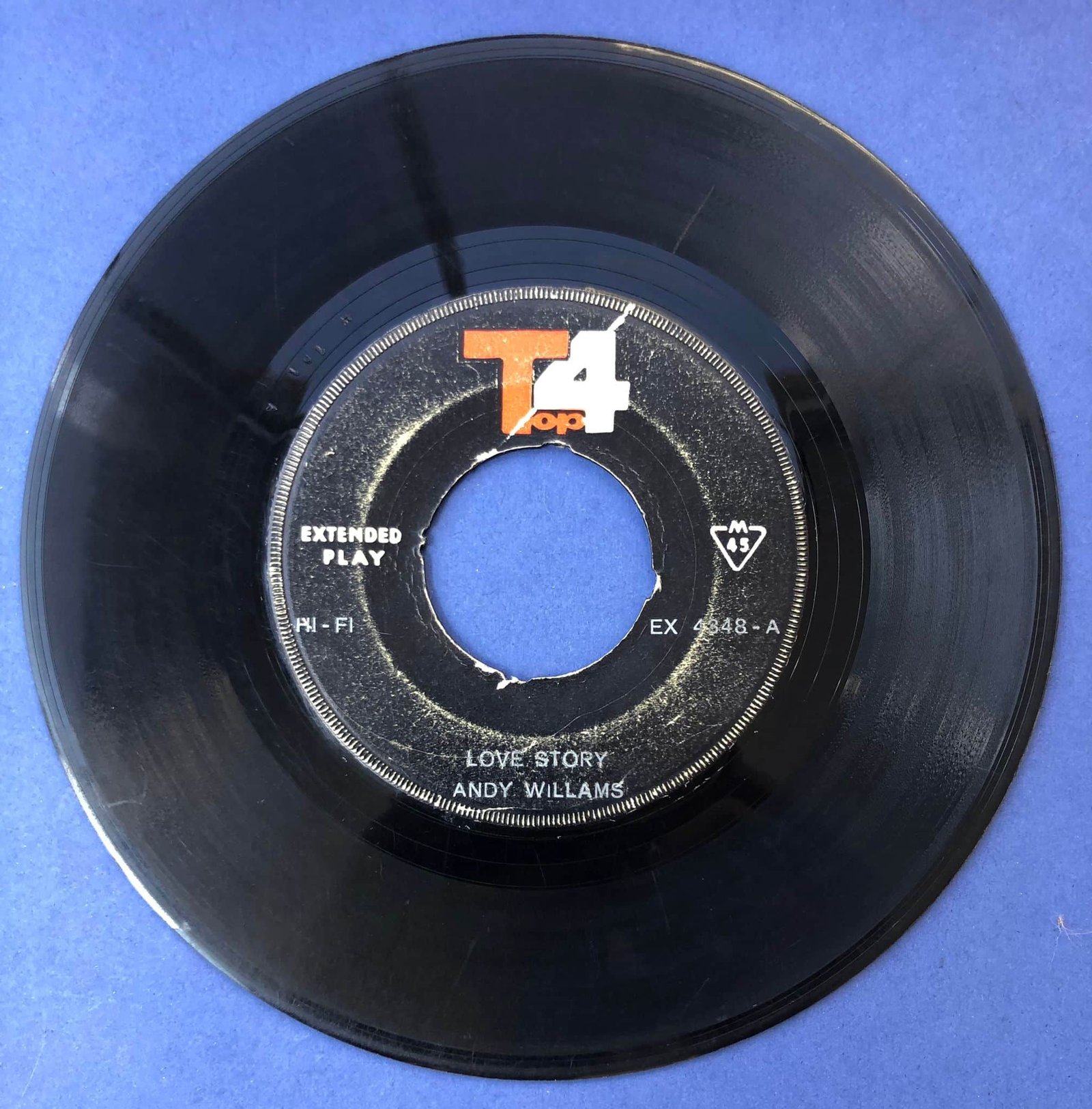 Andy Williams – Love Story, I Sing I Love You, 45lik Plak
