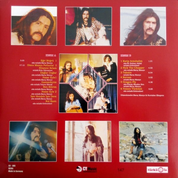 Barış Manço 20.Sanat Yılı Disco Manço Lp Plak