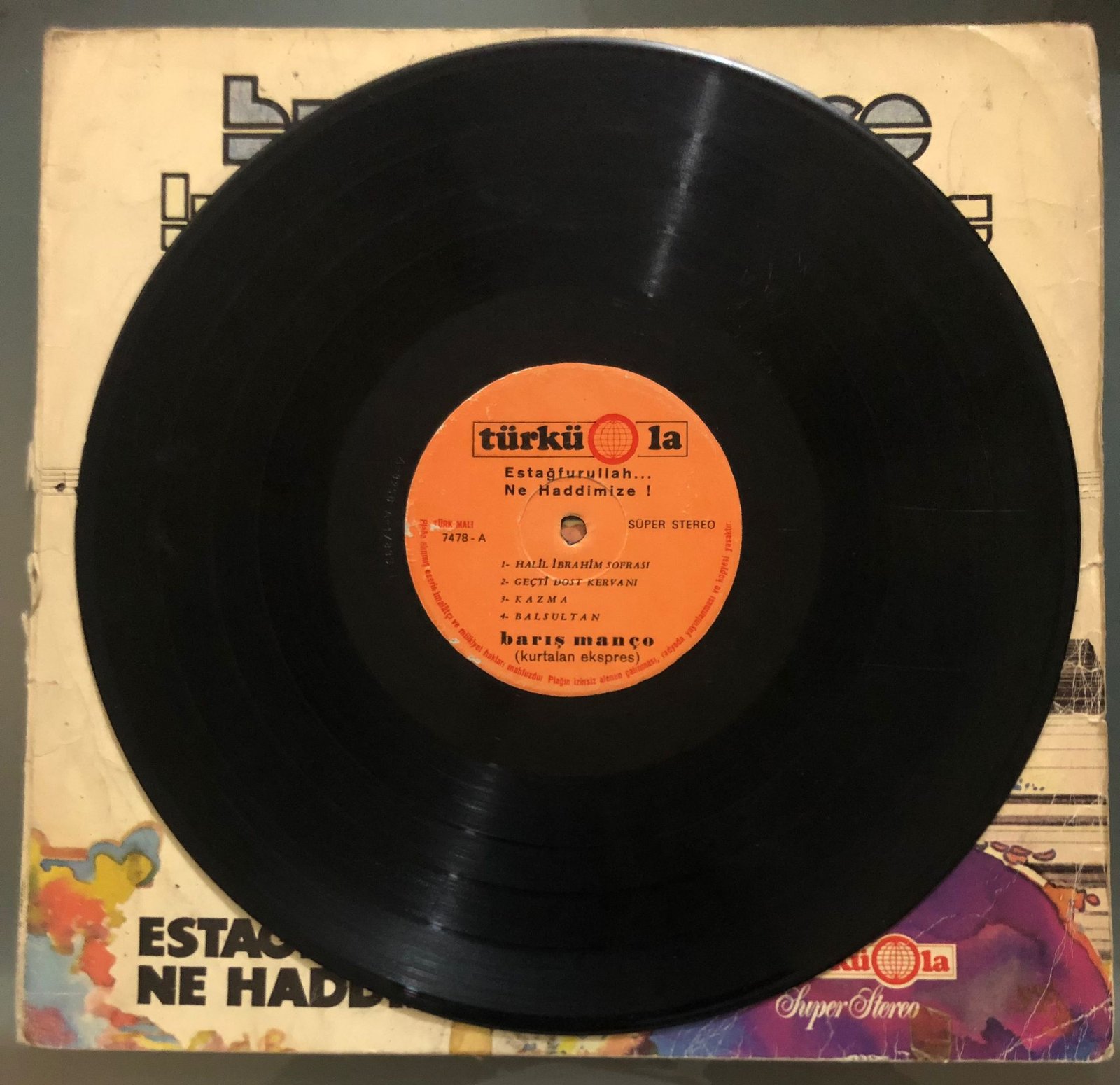 Barış Manço - Estağfurullah Ne Haddimize Dönem Baskı LP Plak #barismanco