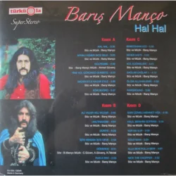Barış Manço Hal Hal 2 LP Plak Alman Baskı