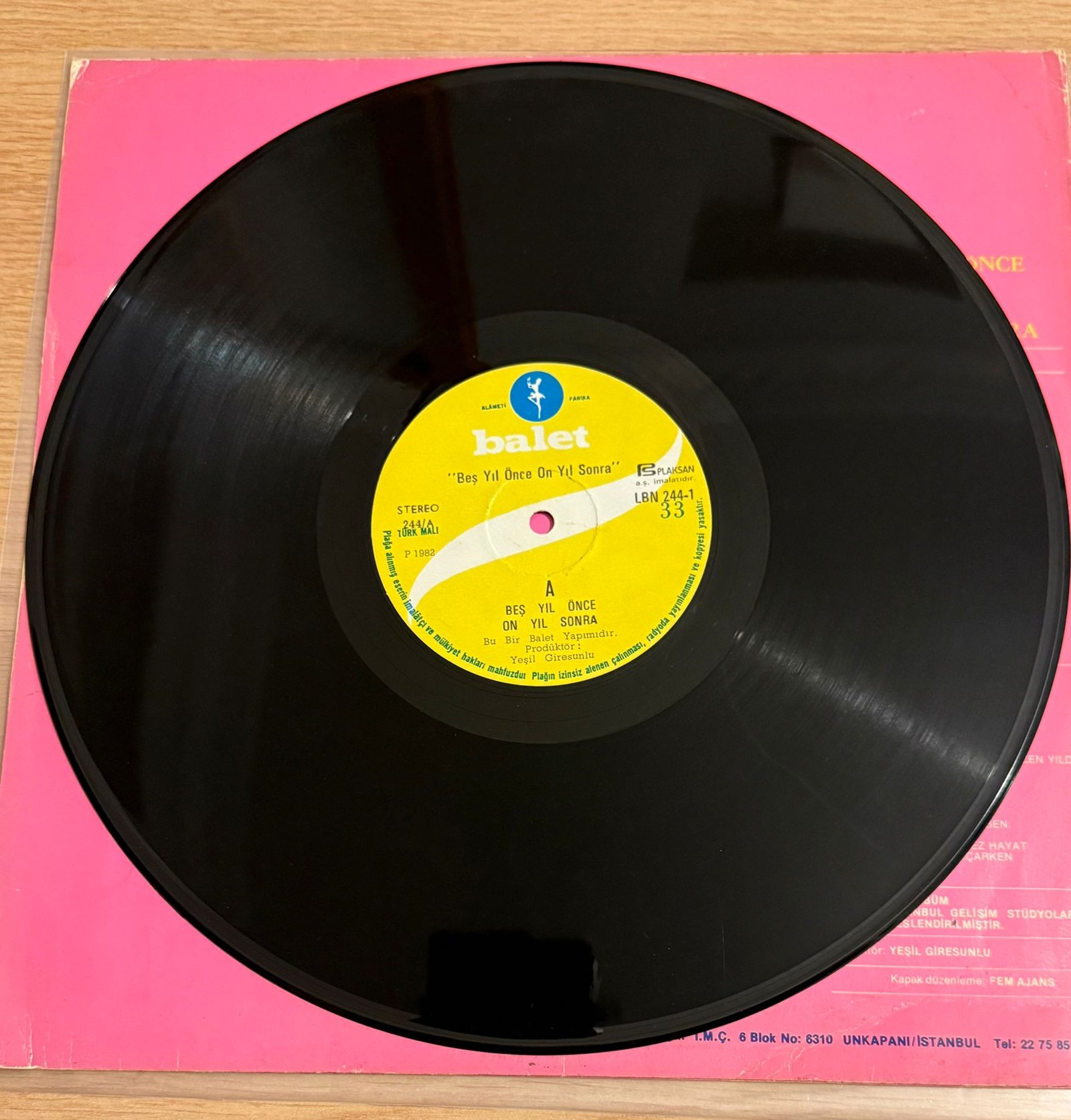 Beş Yıl Önce On Yıl Sonra LP 1982