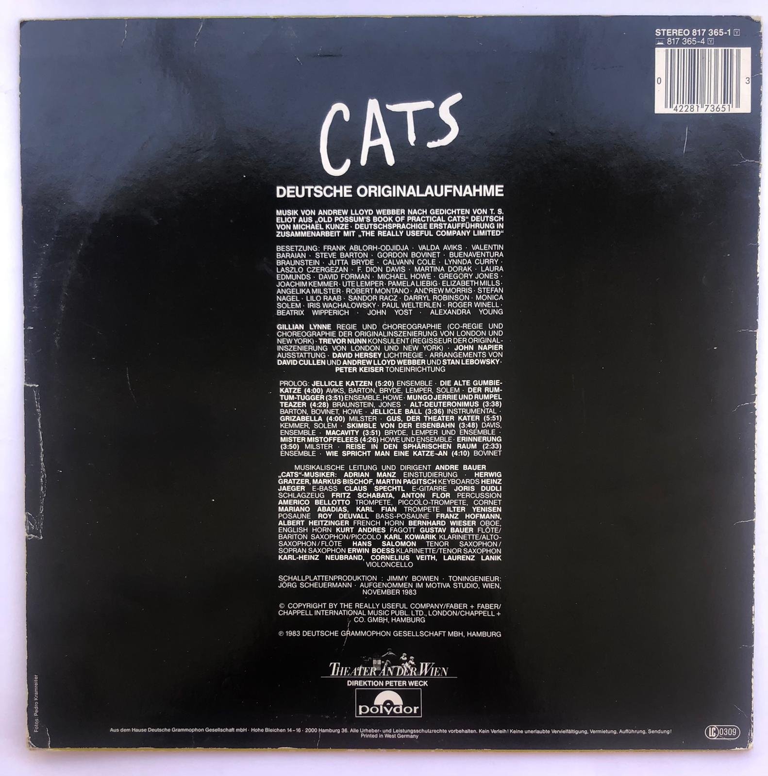 Cats Deutsche Originalaufnahme