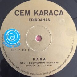 Cem Karaca Edirdahan Safinaz Plak LP 1978