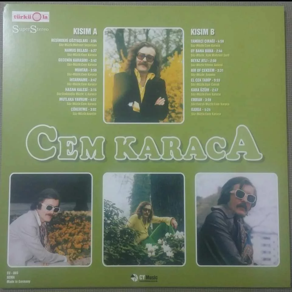 Cem Karaca Resimdeki Gözyaşları Lp Plak
