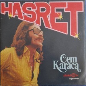 Cem Karaca Hasret Plak Lp 1980 dönem baskı