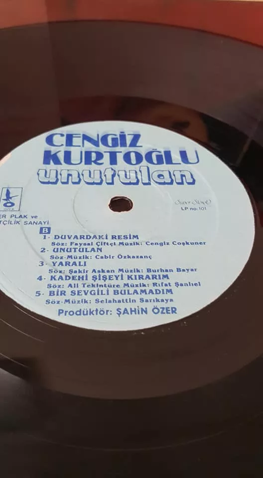 Cengiz Kurtoğlu Unutulan Lp Dönem Baskı Plak