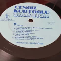 Cengiz Kurtoğlu Unutulan Lp Dönem Baskı Plak