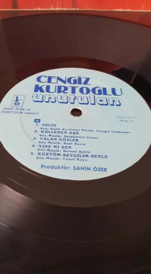 Cengiz Kurtoğlu Unutulan Lp Dönem Baskı Plak