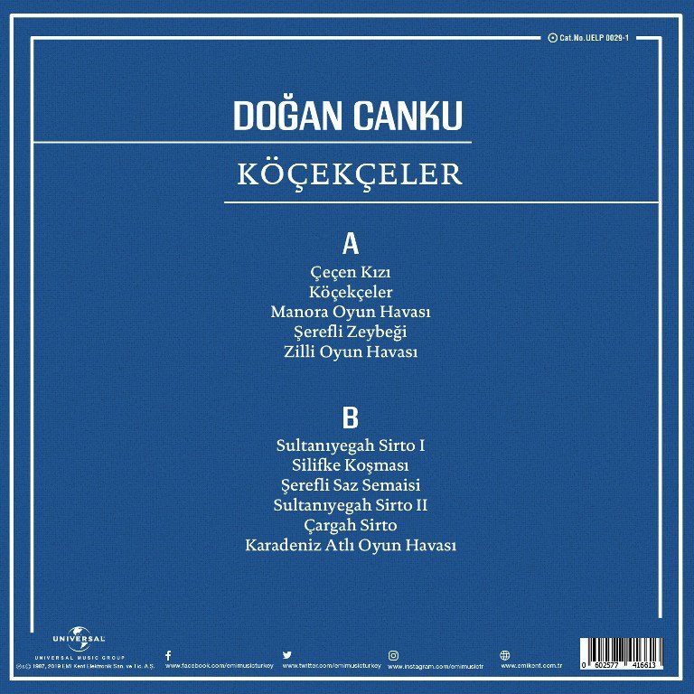 Doğan Canku Köçekçeler Plak