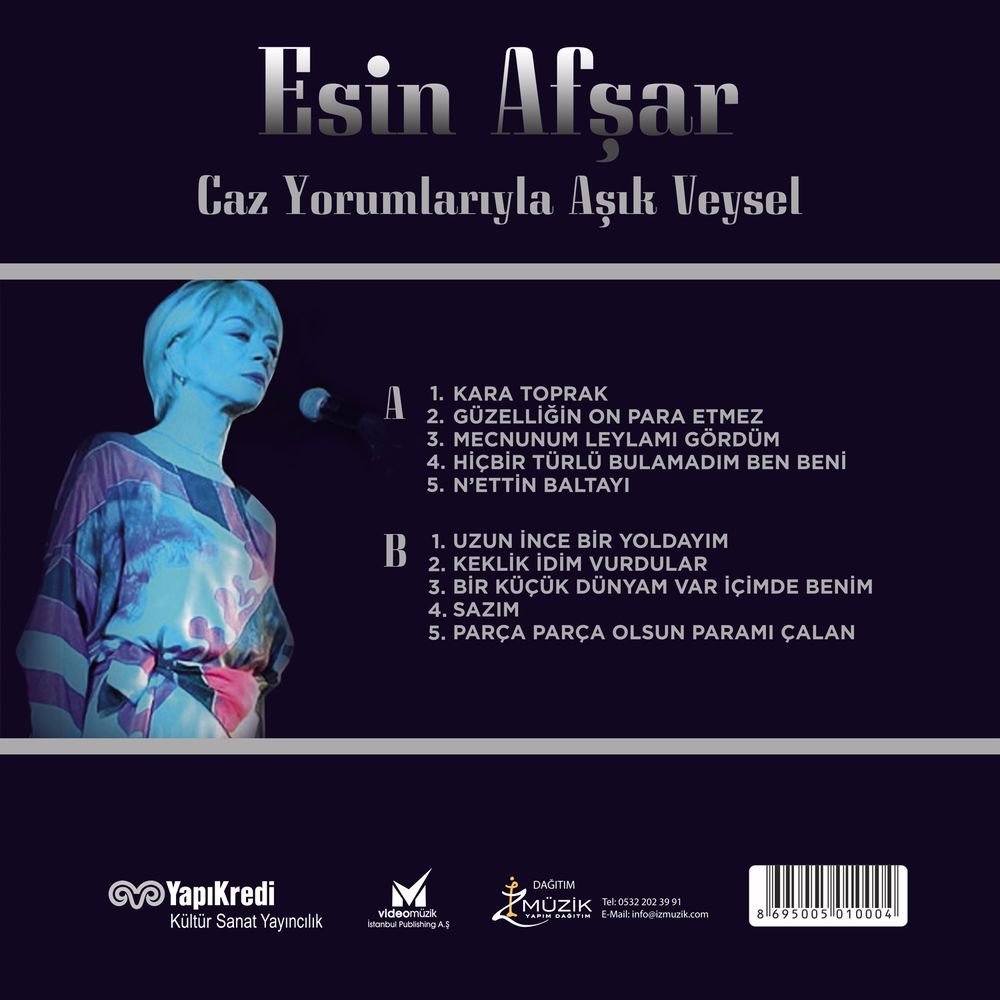Esin Afşar – Caz Yorumlarıyla Aşık Veysel Plak Yeni Baskı Lp Plak