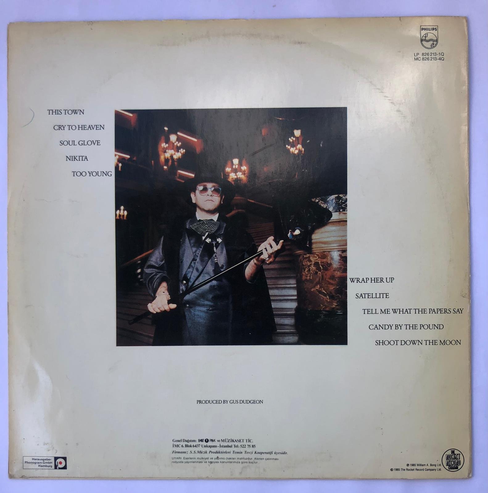 Elton John – Ice On Fire Plak