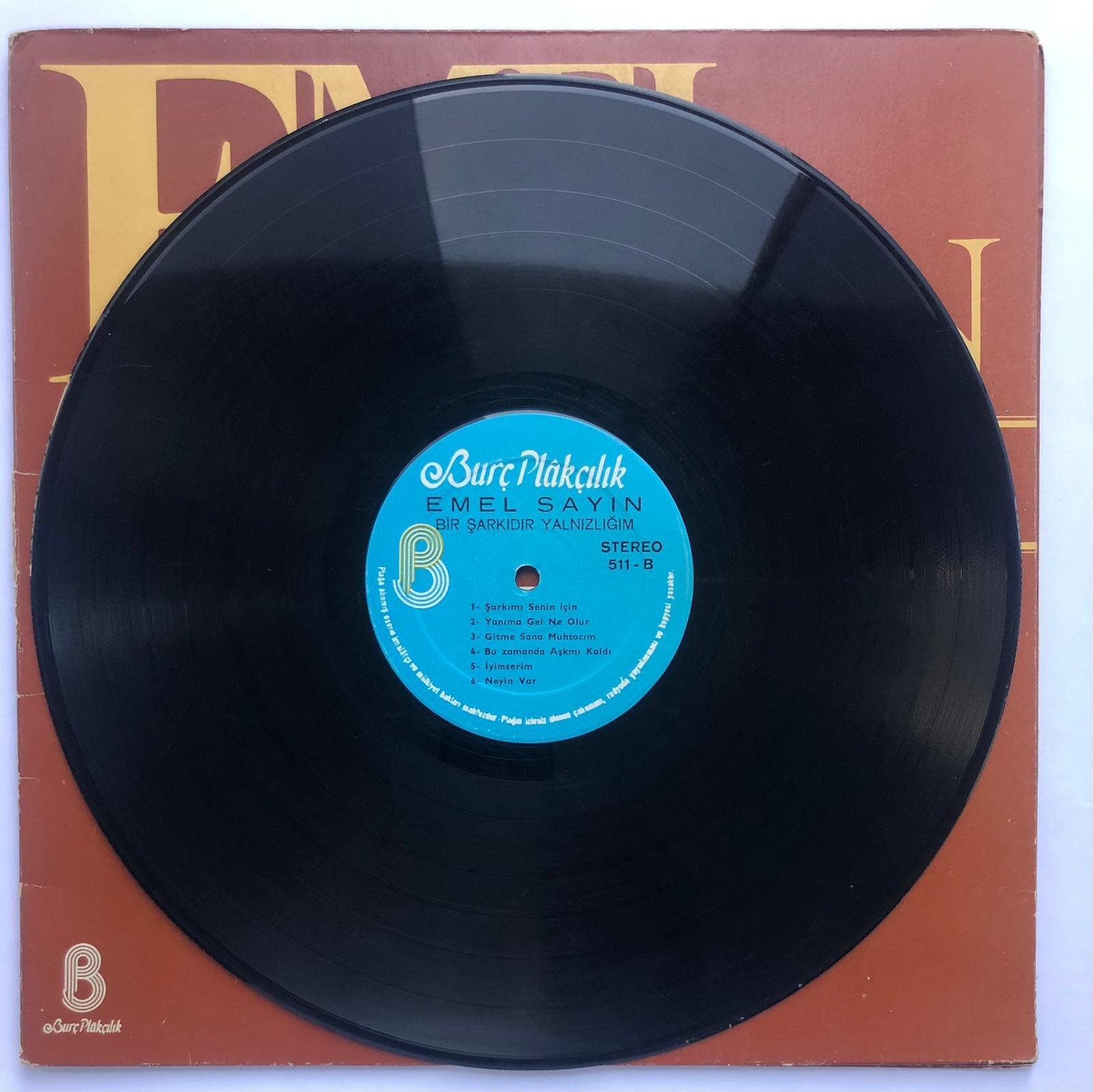 Emel Sayın – Bir Şarkıdır Yalnızlığım Lp Dönem Baskı