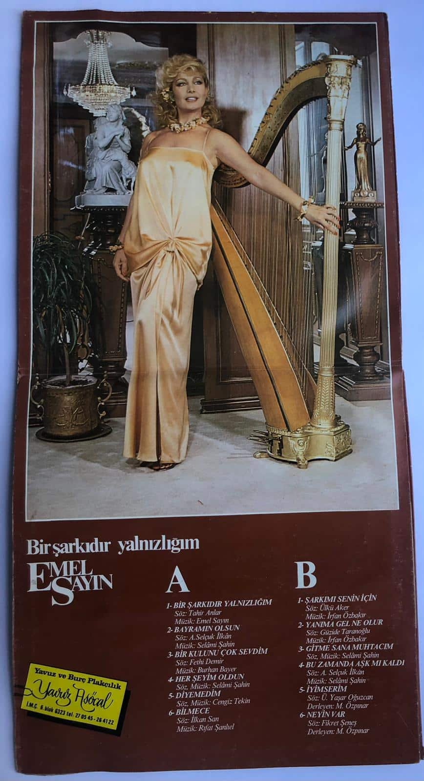 Emel Sayın – Bir Şarkıdır Yalnızlığım Lp ( Sadece Kapak )