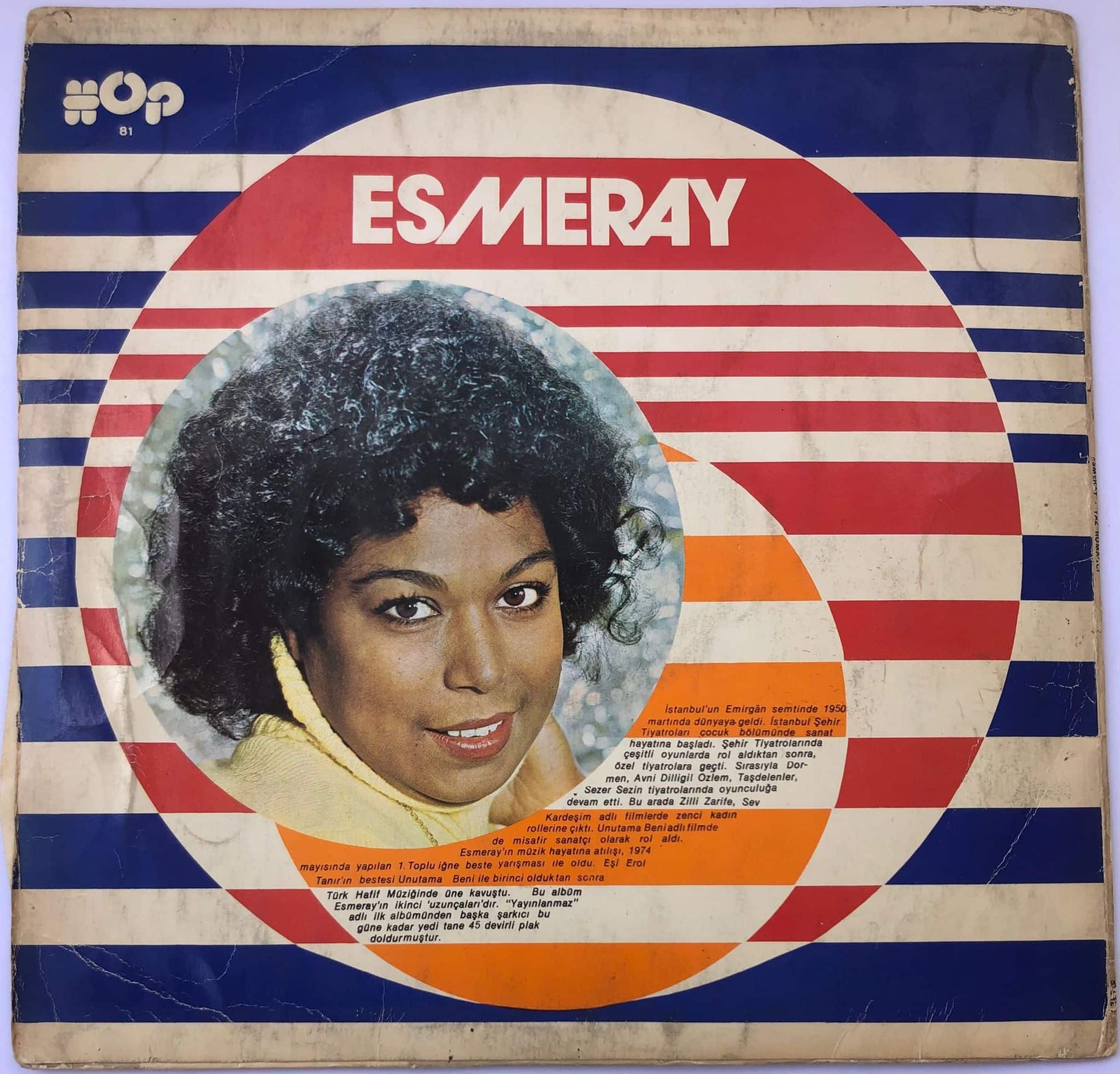 Esmeray Yaz Romancı Lp 33 Lük