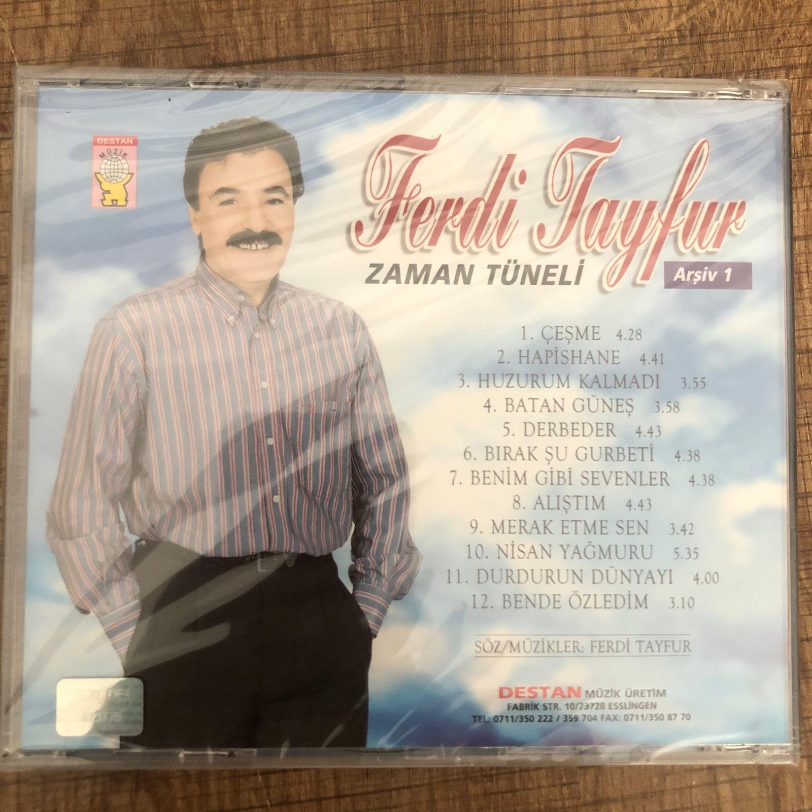 Ferdi Tayfur Zaman Tüneli Arşiv 1 CD Alman Baskı