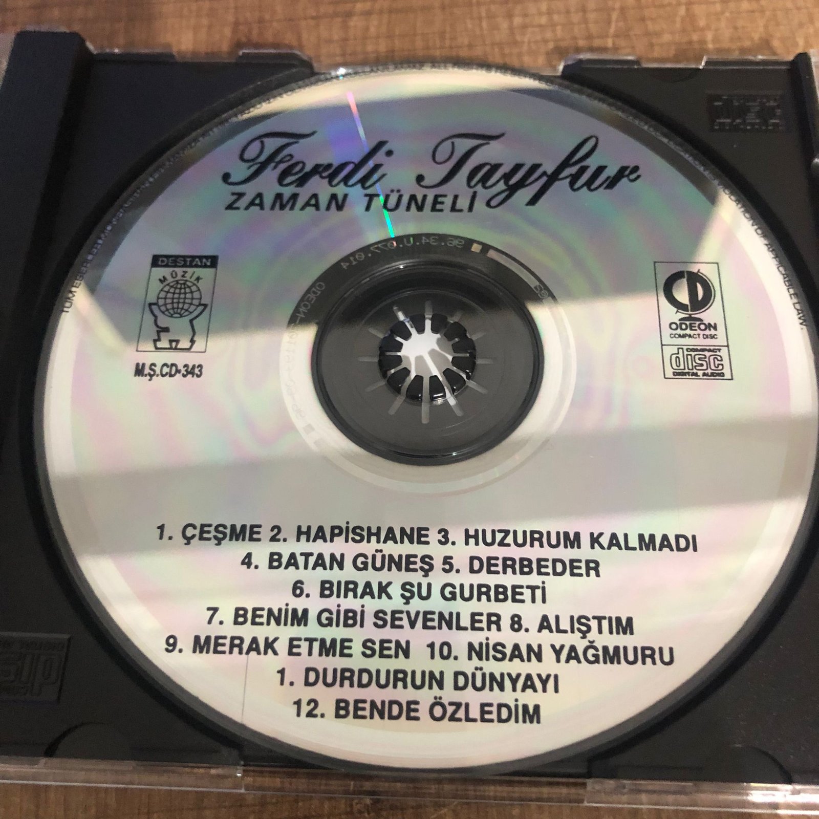 Ferdi Tayfur Zaman Tüneli Arşiv 1 CD Alman Baskı