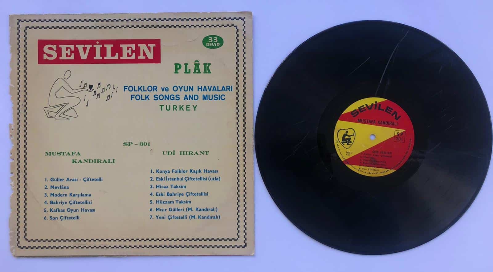 Folklor ve Oyun Havaları - Turkey Folk Songs and Music Lp
