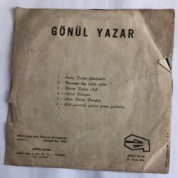 Gönül Yazar (Mini LP) Sensiz Kalan Gönlümde / Gökyüzünde Yalnız Gezen Yıldızlar