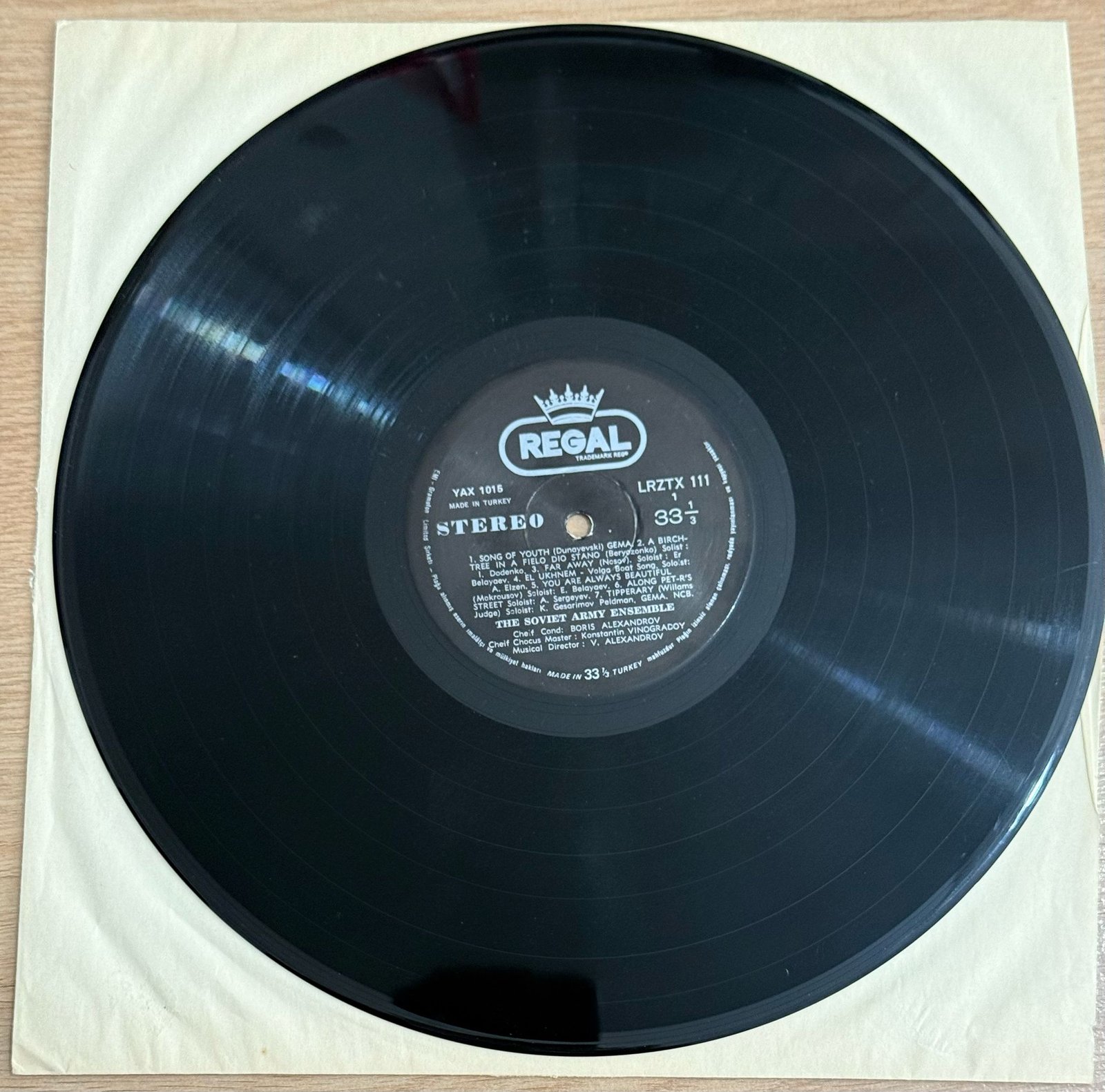 Russian Song And Dance Ensemble, Colonel Alexandro LP Plak