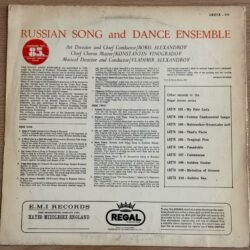 Russian Song And Dance Ensemble, Colonel Alexandro LP Plak