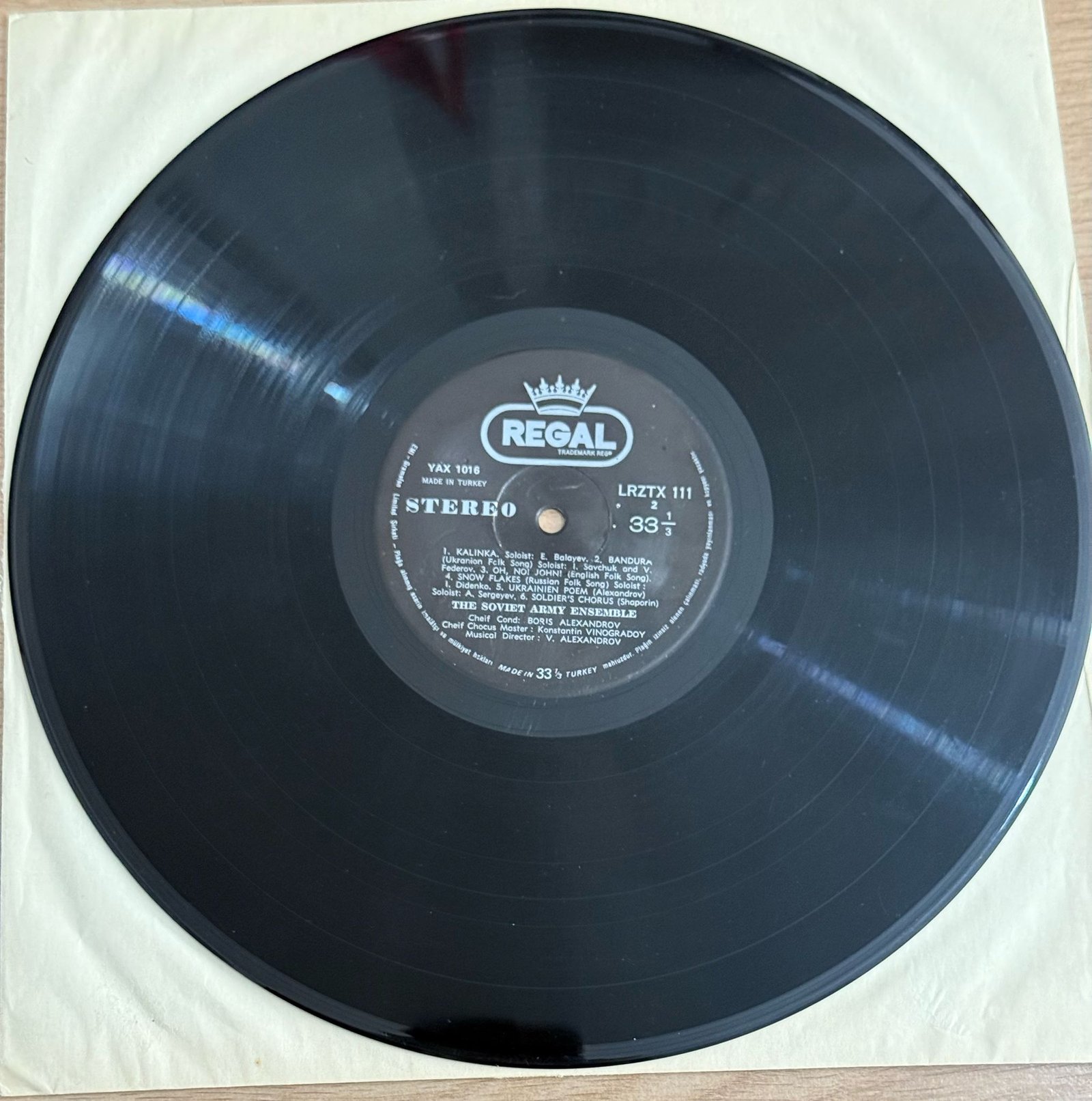 Russian Song And Dance Ensemble, Colonel Alexandro LP Plak