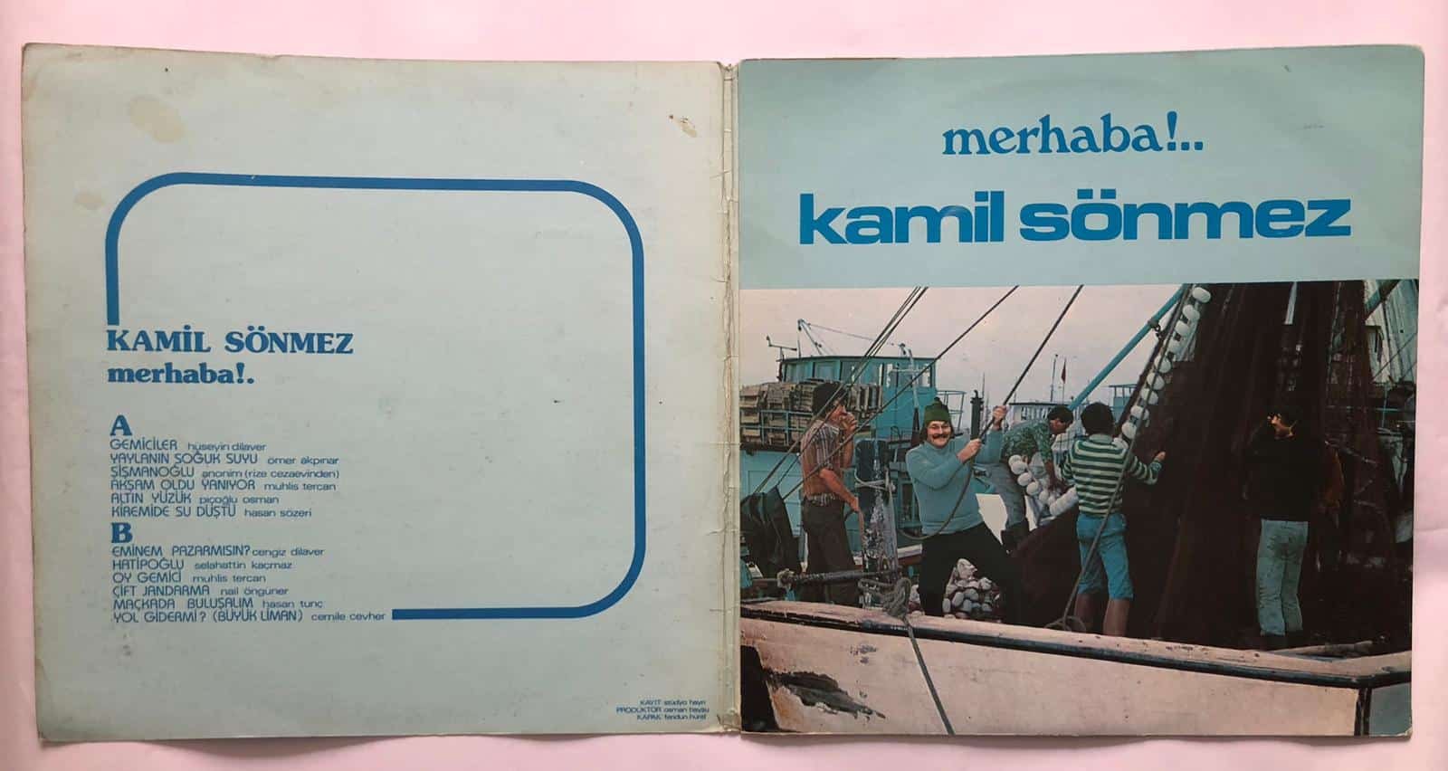 Kamil Sönmez - Merhaba LP Dönem Baskı