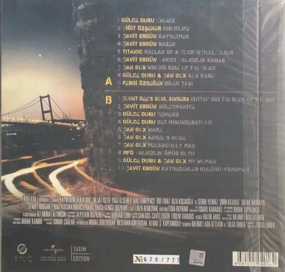 Kaybedenler Kulübü Film Müzikleri LP