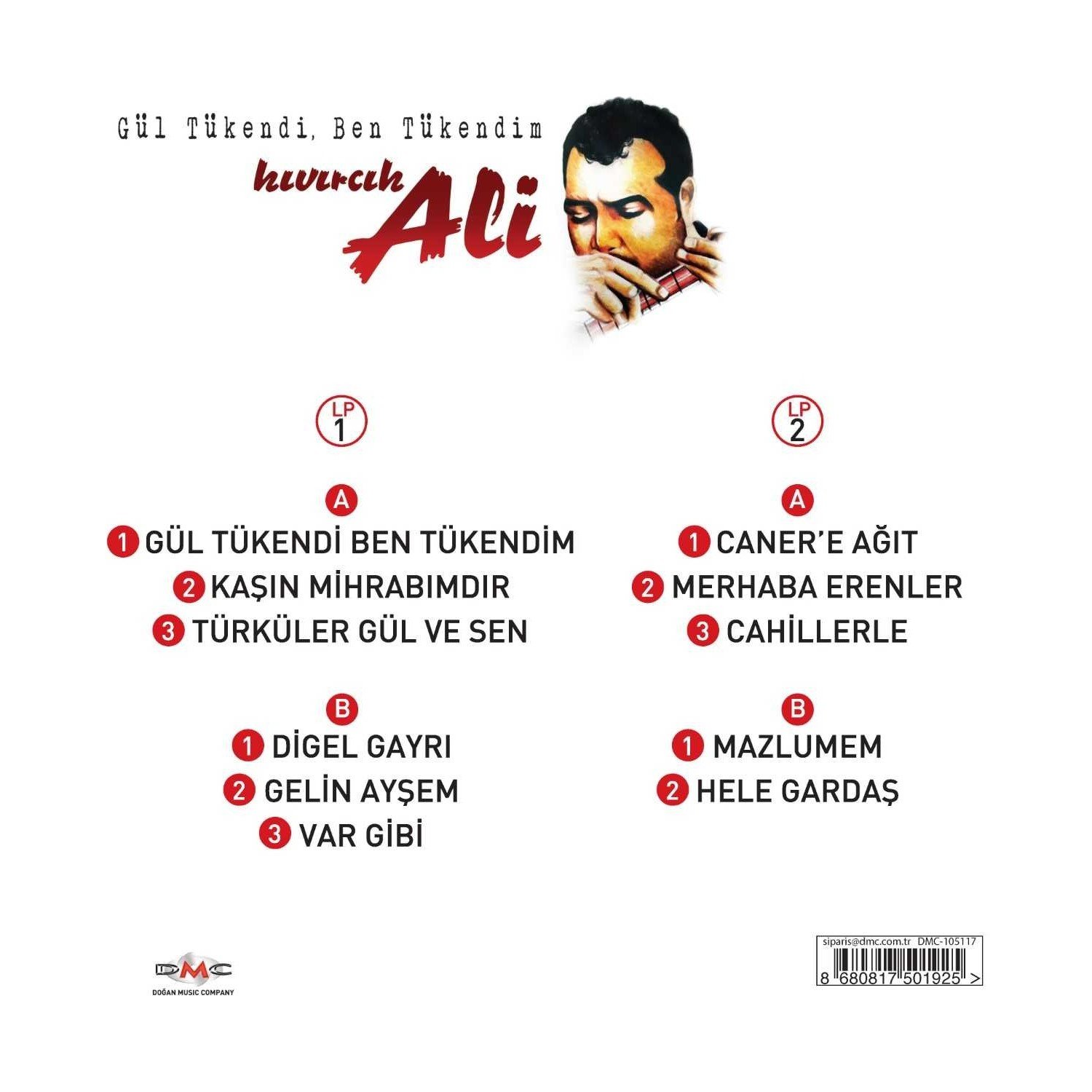 Kıvırcık Ali Gül Tükendi Ben Tükendim Plak