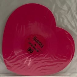 Madonna Interview 90 Pembe Kalp Plak