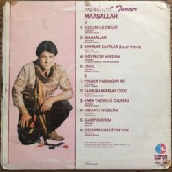 Mahmut TUNCER, Maaşallah, albüm, Dönem Baskı LP,