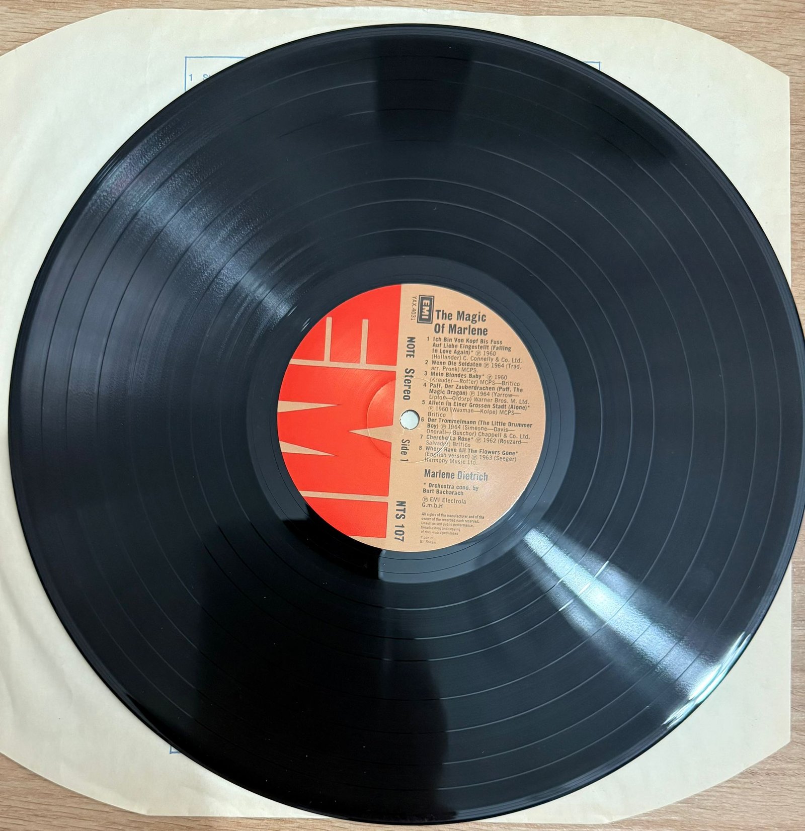 Marlene Dietrich – The Magic Of Marlene Dietrich Lp Plak