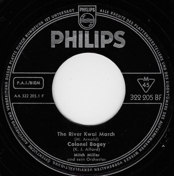 Mitch Miller Und Sein Orchester The River Kwai March Colonel Bogey Hey Little Baby