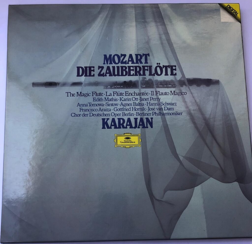 Mozart , Karajan – Die Zauberflöte (The Magic Flute) 3 Lp Box