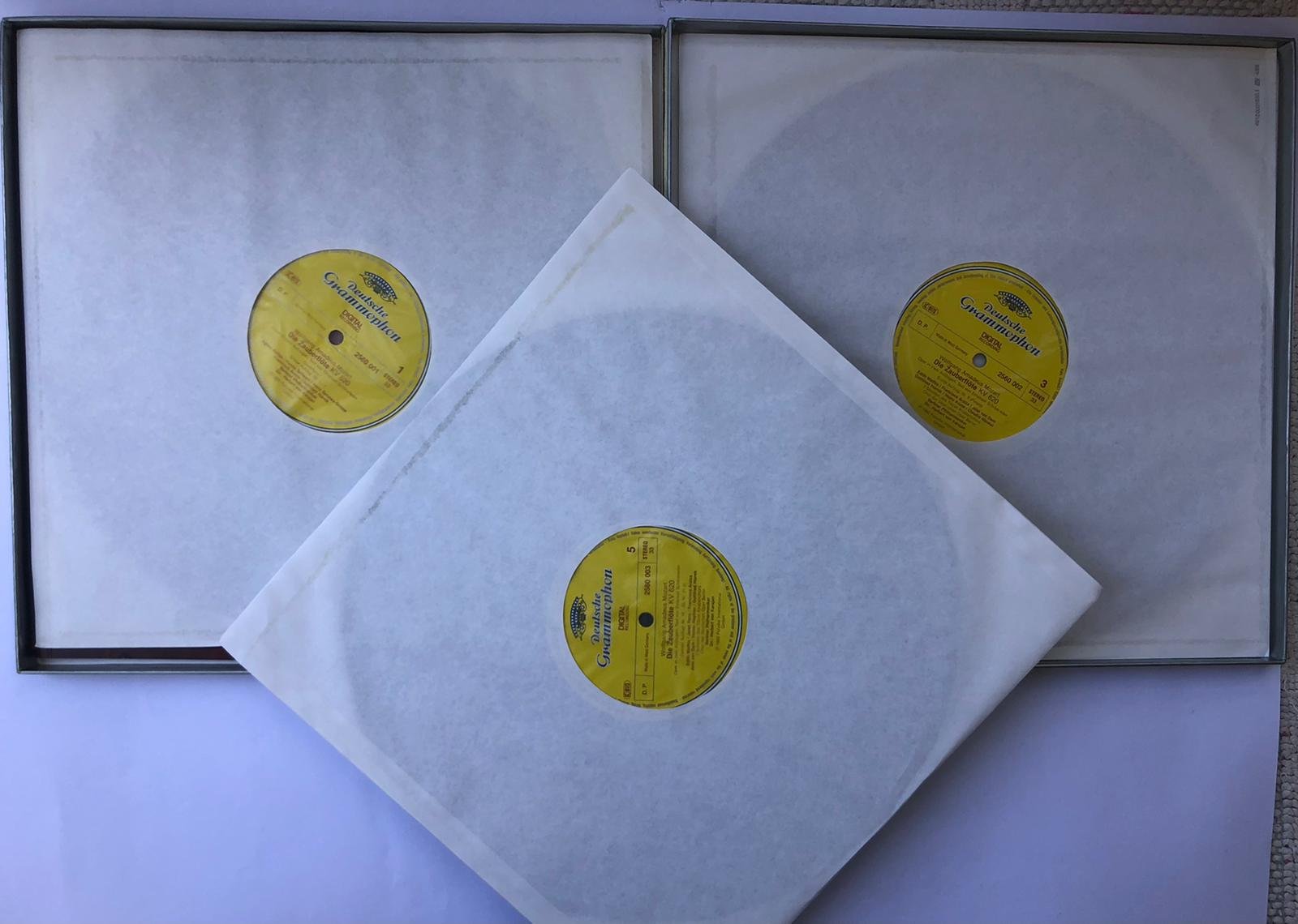 Mozart , Karajan – Die Zauberflöte (The Magic Flute) 3 Lp Box