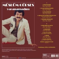 Müslüm Gürses Yaranamadım Lp Plak