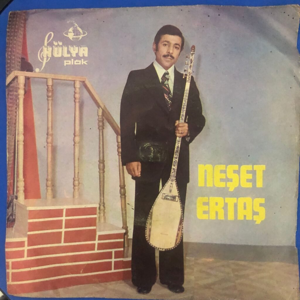 Neşet Ertaş 45lik Plak kapak Sadece Kapaktır