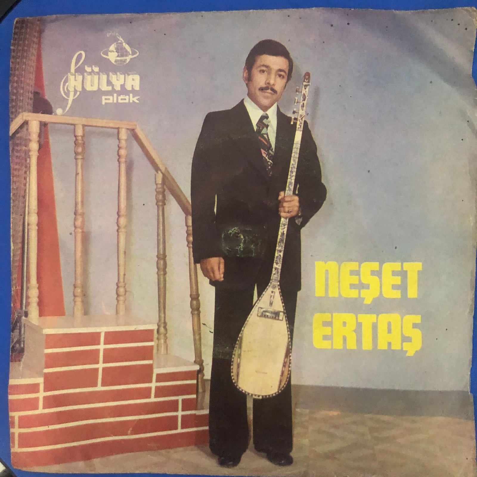 Neşet Ertaş 45lik Plak kapak Sadece Kapaktır
