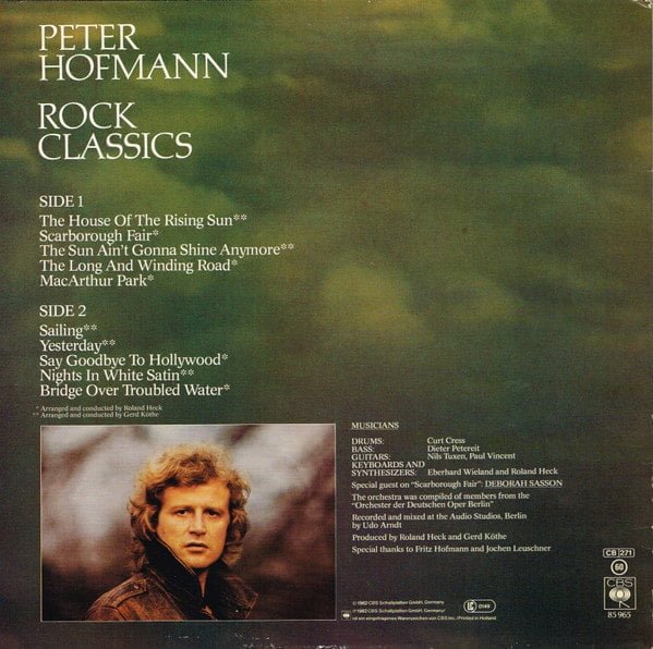 Peter Hofmann – Rock Classics