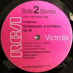 Tchaikovsky, Boston Symphony, Charles Munch, – Symphony No. 4