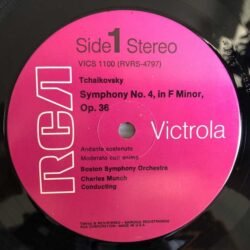Tchaikovsky, Boston Symphony, Charles Munch, – Symphony No. 4