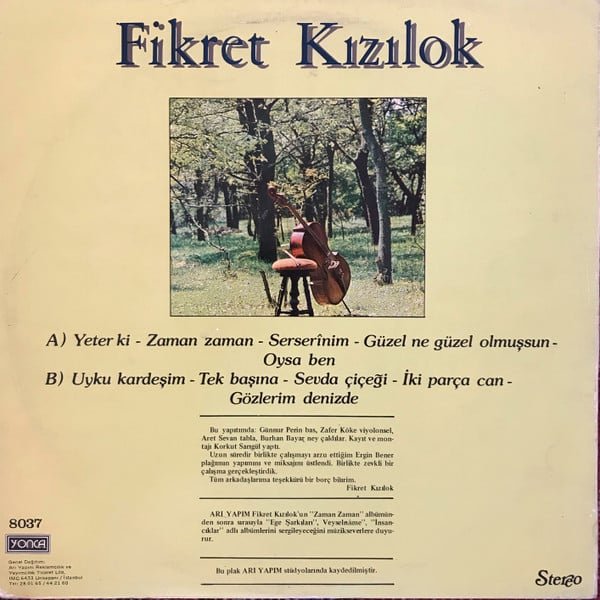 Fikret Kızılok – Zaman Zaman Lp Plak