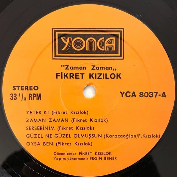 Fikret Kızılok – Zaman Zaman Lp Plak