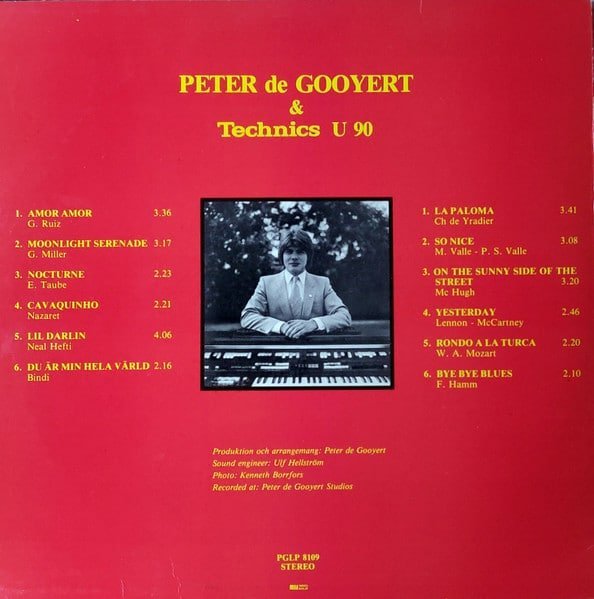 Peter de Gooyert – Peter de Gooyert & Technics U 90