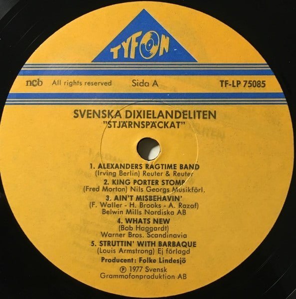 Svenska Dixieland Eliten – Stjärnspäckat