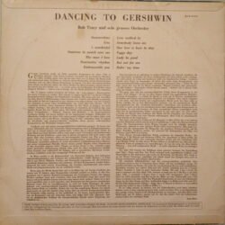 Mit Dem Grossen Tanzorchester Bob Tracy – Dancing To Gershwin