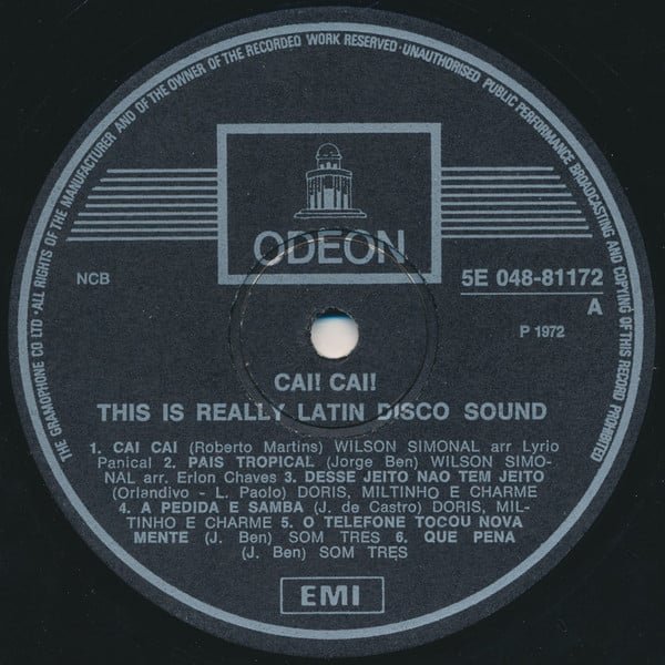Cai! Cai! This Is Really Latin Disco Sound Vol. 1