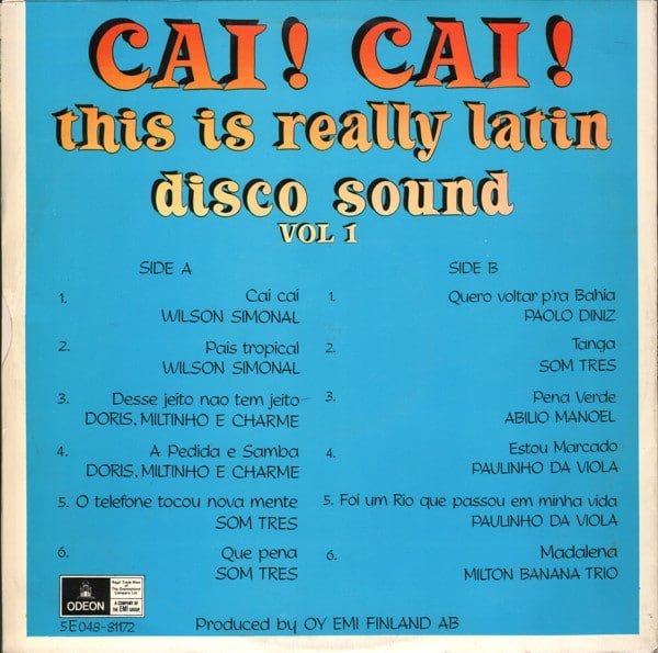 Cai! Cai! This Is Really Latin Disco Sound Vol. 1